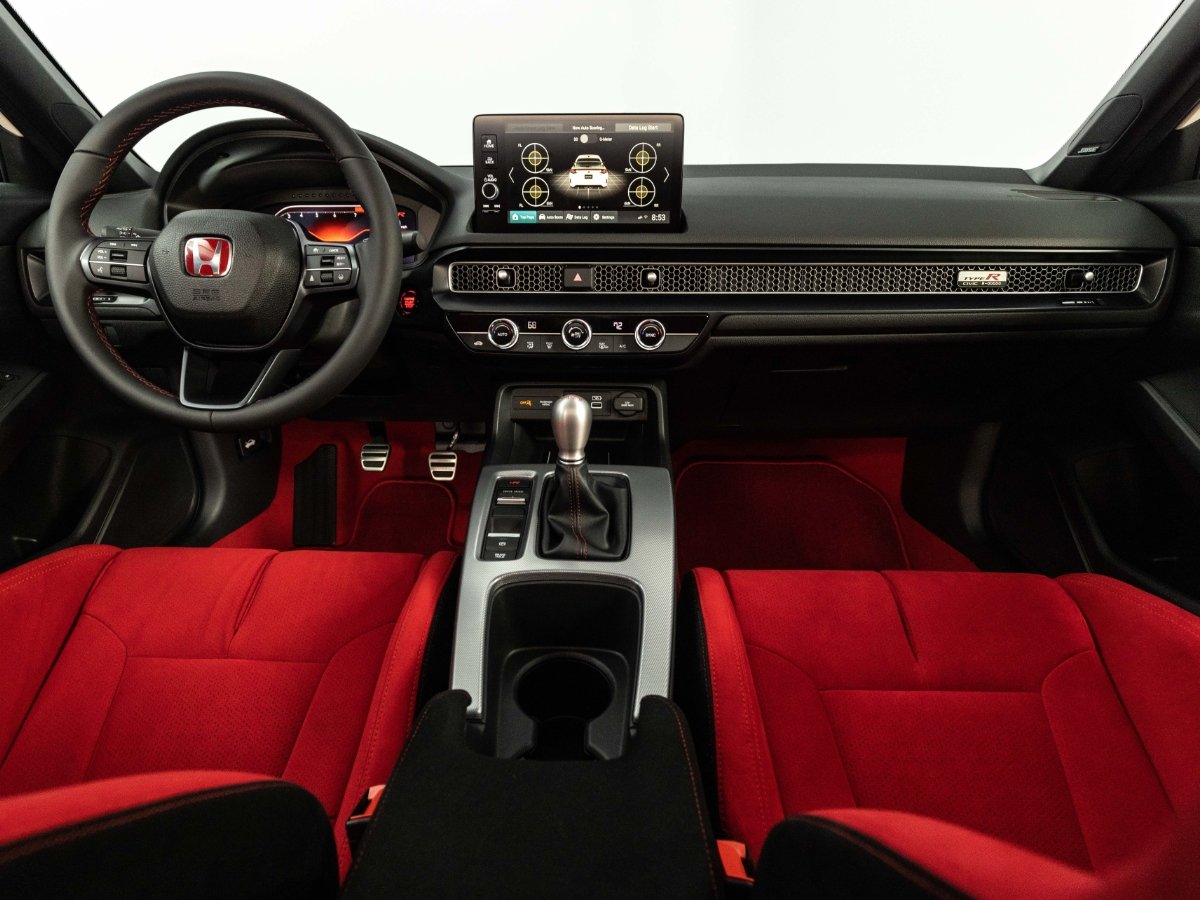 Tablero interior del Honda Civic Type R 2023